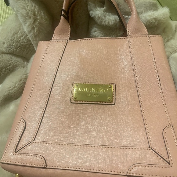 Valentino Handbags - Valentino Pink Tote Bag